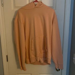 Pink Long Sleeve Hoodie Cotton